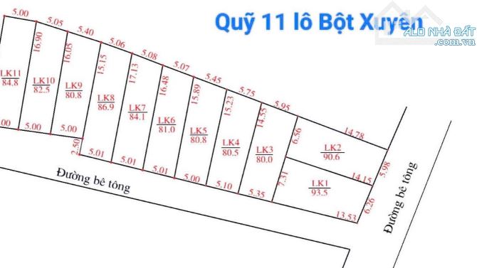 Nhỉnh tỷ có ngay lô đất 80 m đường 2 ô tô tránh nhau tại Bột xuyên, Mỹ đức Hà nội - 3