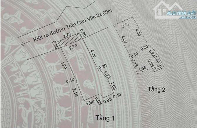 ♣ Kiệt 3m Kề MT Trần Cao vân, 20m2, 2 tầng cứng cáp, 1.7x tỷ - 4