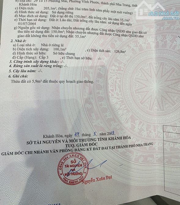 [Giá Tuyệt Chũng] Mua đất được tặng nhà trọ 6 Phòng gần Đại Học Nha Trang Chỉ 24Tr/m2⛔ - 4