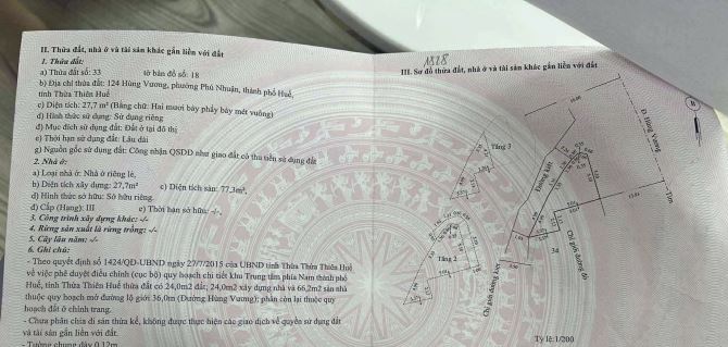 🔥🔥🔥🔥🔥Bán nhà 3 tầng mặt tiền HÙNG VƯƠNG đối diện chợ An Cựu chỉ 5,x tỷ - 4