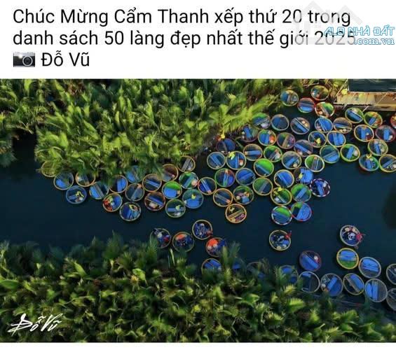 BÁN ĐẤT 2 MẶT TIỀN VIEW SÔNG CẨM THANH - HỘI AN - 4