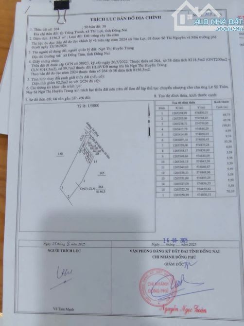 8200m2 đất ngay UBND xã Tân Lợi giá 2 tỉ - 4
