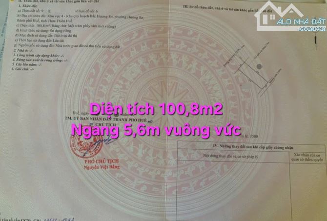 🌟💥 Bán đất KQH Hương Sơ, View kênh xanh mát, ngang rộng 5,6m - Hàng xóm biệt thự - 5