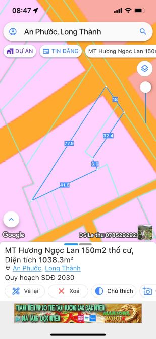 Chỉ hơn 5tr/m2 cho lô đất cổng phụ KCN An Phước, Long Đức. Cơ hội đầu tư cực hiếm! - 6