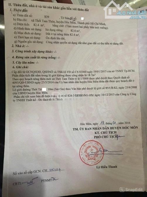Bán nhà cách chợ Thới Tứ 50m vào 1 sẹc Trịnh Thị Miếng, Hóc Môn giá 1 tỷ 050 - 7