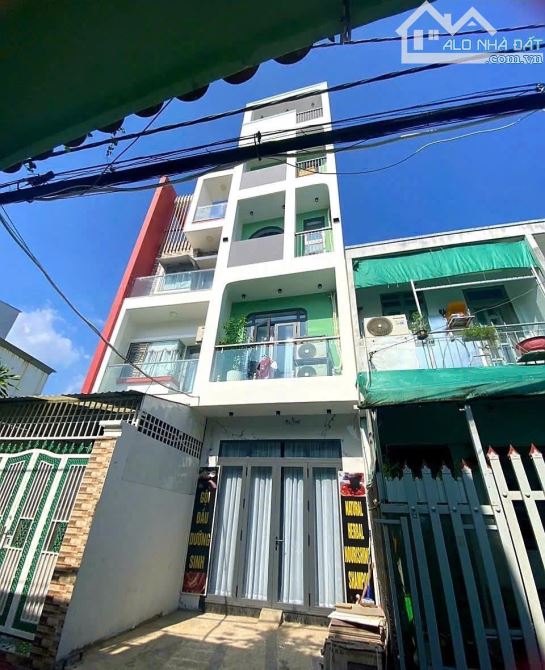 QUẬN TÂN PHÚ KHU TÔ HIỆU - 5 TẦNG - 63M2 A4 - HẺM OTO  - CHỈ 8TỶ700tr còn TL. - 8
