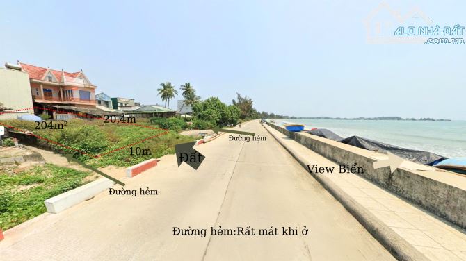 Chính chủ bán đất view sát biển Mỹ Khê 204m², mặt tiền 10m, 2 hẻm, Đông Nam, không dính QH - 21