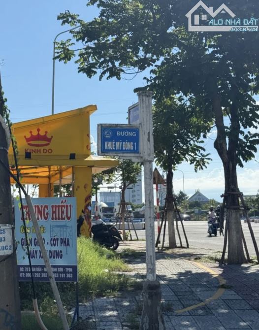 Lô đất mặt tiền Khuê Mỹ Đông 1 . DT:115m , ngang 5m , sổ vuông vức