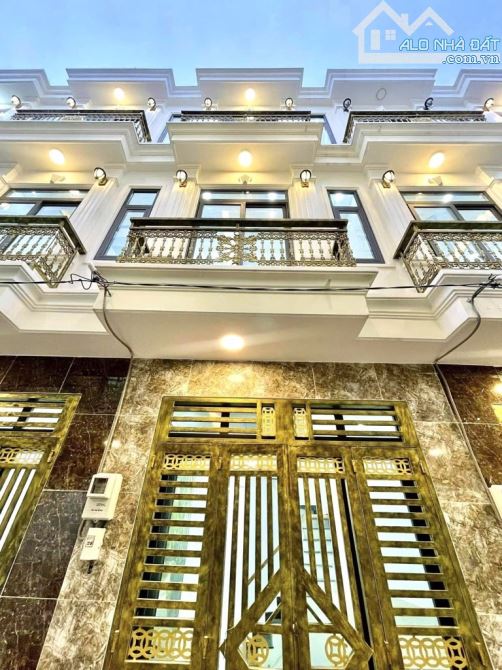 Bán nhà 4 tầng đẹp lung linh, 4PN-3WC, 26m² (3.2x8), hẻm 4m, gần Aeon Tân Phú, hơn 2 tỷ