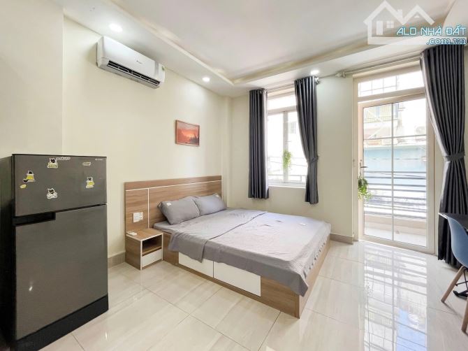 Cho thuê căn hộ Studio Ban công Q10 gần ĐH Kinh tế UEH, ĐH Bách Khoa, ĐH Hoa Sen, ĐH Hufli