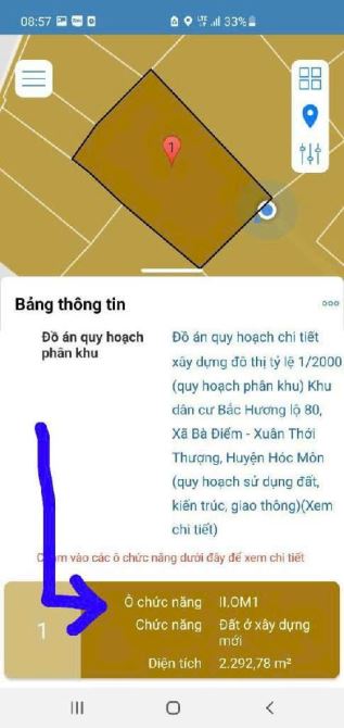 Lô đất đẹp đường Xuân Thới Thượng 9 Hóc Môn.xe tải tới đất . DT 2230m2 30m*75m.Chi11, 5Tỷ