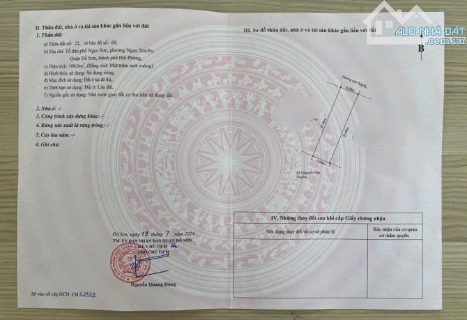 100m2 Tuyến 2 Đường thanh niên, Quận Đồ Sơn giá rẻ