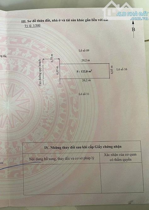 ✅BÁN LÔ ĐẤT MẶT TRỤC CHÍNH CHUNG CƯ TỔ 7 THỊ TRẤN AN DƯƠNG HP - Diện tích: 122m_ ngang 7