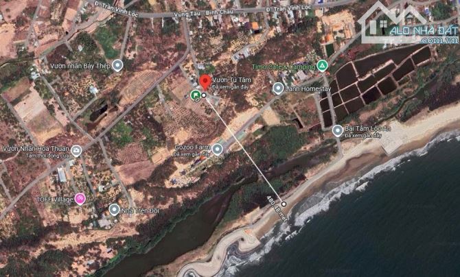 Bán đất biển lộc an cách biển 500 mét 12.000 m2 có 900 thổ cư