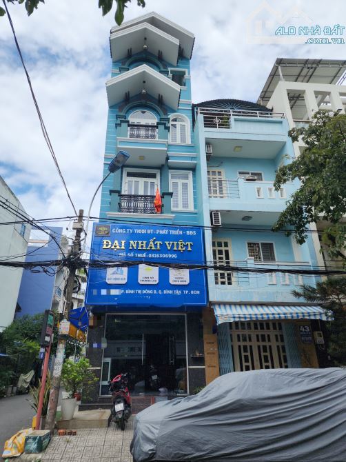 Bán nhà 5 tầng mặt tiền đường số 34, Bình Trị Đông B, Quận Bình Tân, DT 72m2 giá 12 tỷ