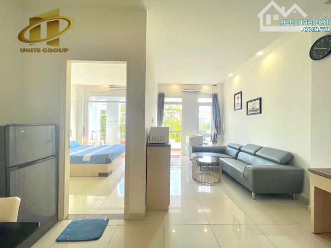 Cho Thuê Căn Hộ 1PN Ban Công Full Nội Thất Có Thang Máy Quận 4