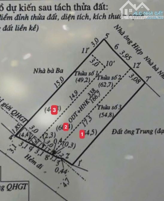 Bán 2lô đất  hẻm  169 thanh niên, phường quang trung, quy nhơn