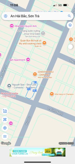 CẦN BÁN ĐẤT 2MT ĐƯỜNG DƯƠNG ĐÌNH NGHỆ GIÁ TỐT NHẤT KHU VỰC 114M (24 TỈ ) - 1
