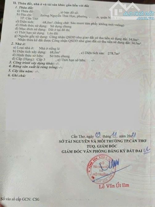NHÀ 24 TỶ 1 TRỆT 4 LẦU MẶT TIỀN ĐƯỜNG NGUYỄN THÁI HỌC, PHƯỜNG NINH KIỀU, TP.  CẦN THƠ - 1