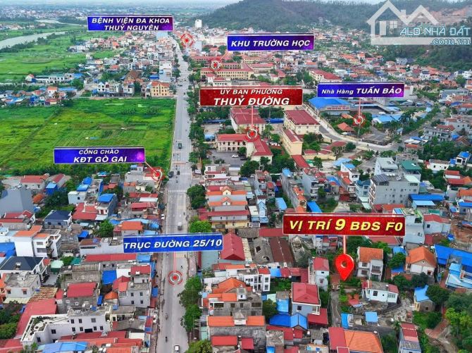 🆘 Hạ giá bán nhanh 1 lô Góc Trung Tâm TT Núi Đèo, Tuyến 2 Đường 25/10, Ngõ Nông, Giá Chỉ - 2