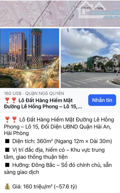 Chào Bán Sản Phẩm Có Dòng Tiền Tốt Mặt Đường Lê Hồng Phong, Hải Phòng, 360m2, Giá Quá Ổn - 2