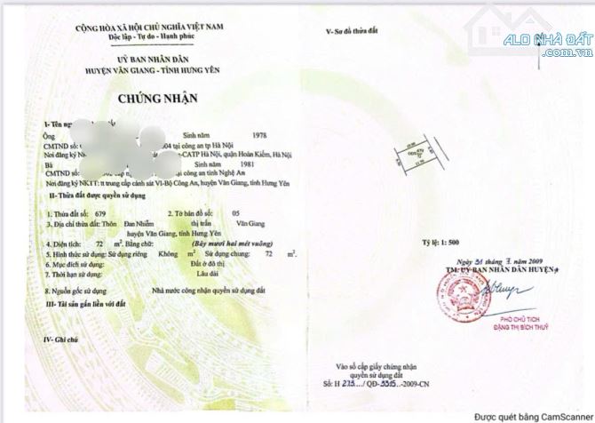 Chính chủ gửi bán  72m full thổ tại Đan Nhiễm Văn Giang Hưng yên  Đường  thông các ngả ô t - 2