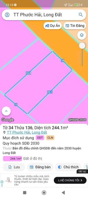 BÁN ĐẤT LONG MỸ XÃ PHỨIC HẢI - TP HCM.BẦN BIỂN KHU DÂN CƯ Ở ĐÔNG ĐÚC - 3