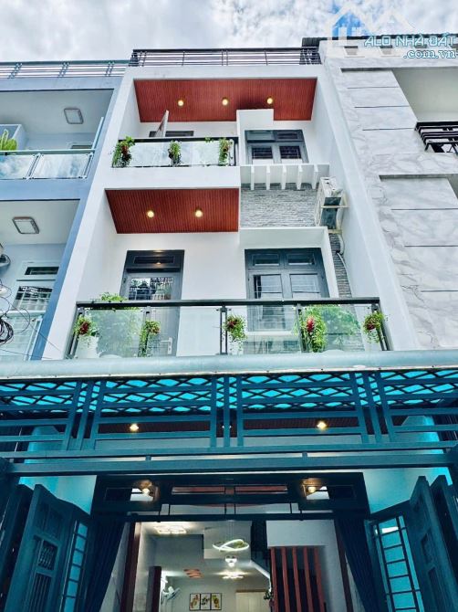 4❌13m, BÁN NHÀ 4 TẦNG, 4PN, HXH THÔNG, LÊ VĂN THỌ, P9 GÒ VẤP, 6 TỶ NHỈNH - 3