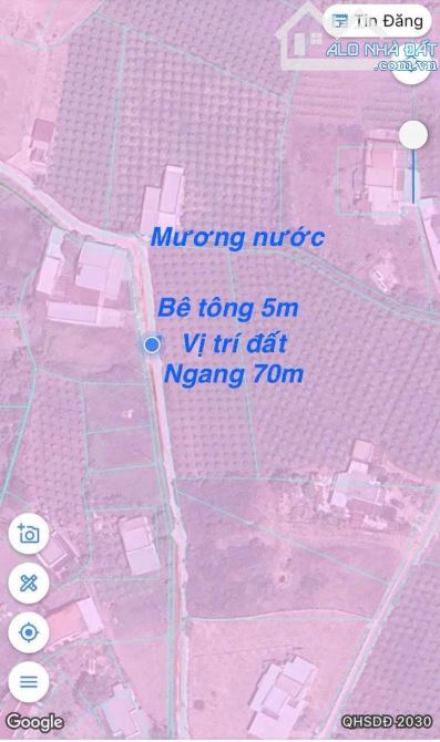Bán 1700 m2 Hàm Liêm gần ủy ban xã Hàm Hiệp đường bê tông - 4