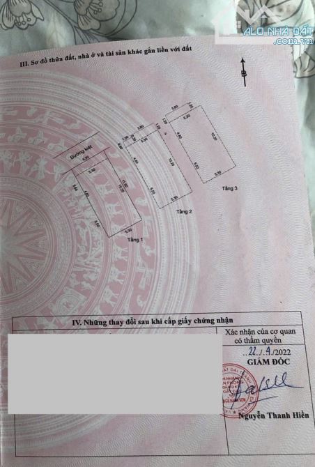 Bán nhà 3 tầng + 60m đất kiệt ô tô thông đường Bùi Tá Hán Khu Nam Việt Á ngang 5,3m - 4