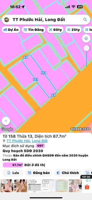 BÁN NHÀ MẶT TIỀN BỜ TRẦN HƯNG ĐẠO TT PHƯỚC HẢI.VIEW BIỂN KINH DOANH BUÔN BÁN - 4