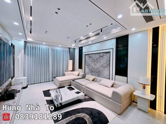Phân Lô quân đội 918 Sân golf Long Biên, 7 tầng thang máy Gara 3 Oto Full Đồ dt 90m2 mt 5m - 4