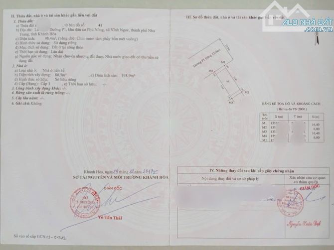 Bán nhà 3 TẦNG, đường ĐẶNG VŨ HIỆP (P1 cũ)KHU VĨNH ĐIỀM TRUNG, 98,4M2, GIÁ 7,5 TỶ. CN21.9 - 5