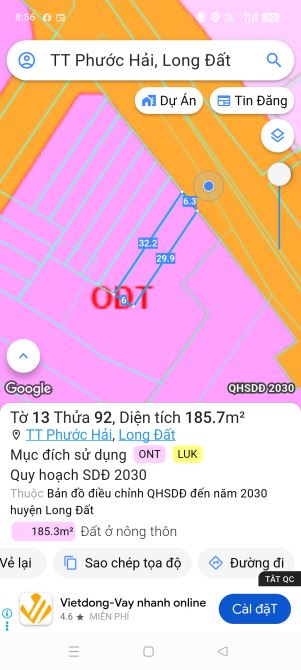 Mặt tiền TL44B XÃ PHƯỚC HẢI , TP HCM  VỊ TRÍ THUẬN TIỆN GIAO THÔNG, DÂN CƯ  - - 6