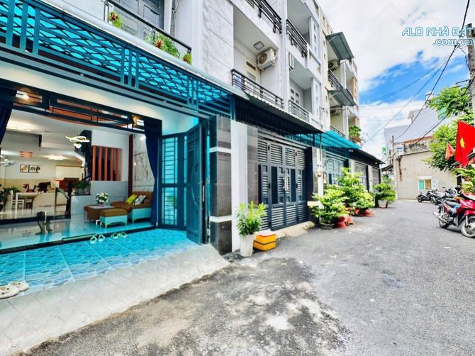 4❌13m, BÁN NHÀ 4 TẦNG, 4PN, HXH THÔNG, LÊ VĂN THỌ, P9 GÒ VẤP, 6 TỶ NHỈNH - 6