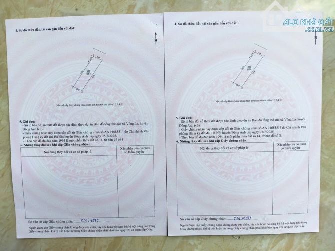 ‼️💥💥 SÁP MAI - VÕNG LA - NGÕ OTO - GẦN CỔNG C KCN THĂNG LONG - ĐÔNG ANH ‼️💥  🔸 Diện tí - 7