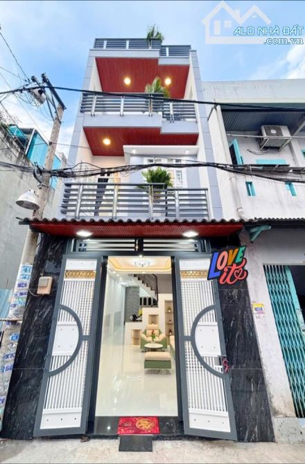 HẺM XE TẢI THÔNG 3 TẦNG 60M2 -4 PN- HƯƠNG LỘ 2 -BÌNH TÂN 4 ×15= 6.6 TỶ