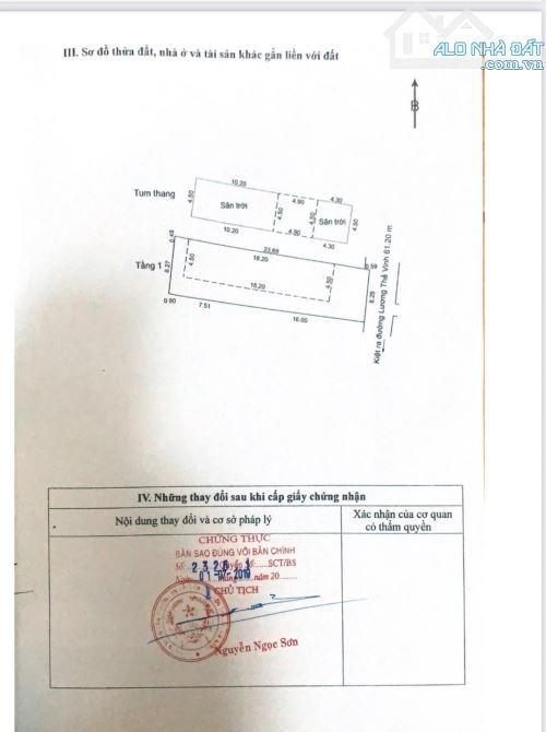 NHÀ 3 TẦNG CẠNH LÔ GÓC - NGON NHẤT LƯƠNG THẾ VINH - DT KHỦNG + NGANG 6M5 NỞ HẬU - 68TR/M2