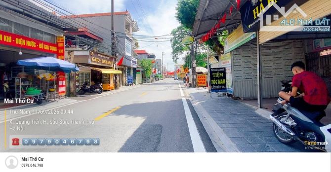 Đất Quang Tiến-Sóc Sơn-50m-Hơn 1 tỷ-oto đỗ cửa -gần trục chính-giá đầu tư.