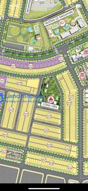 BÁN ĐẤT KDT PHÚ MỸ AN, ĐƯỜNG VÙNG TRUNG 9, 100m2, NGANG 5m, GIÁ 4,3 TỶ.