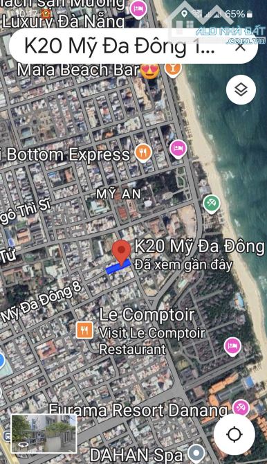 BÁN ĐẤT TẶNG NHÀ 3 TẦNG – LÔ GÓC K20 NAM VIỆT Á – 130M2 – GIÁ 7,8 TỶ