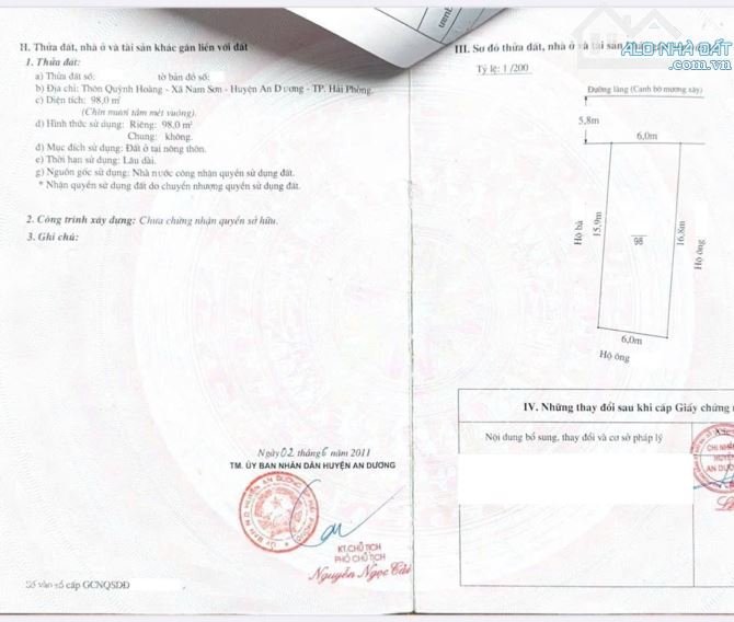Đất mặt trục chính Quỳnh Hoàng, tuyến 2 đường 351 siêu đẹp chỉ với nhỉnh 2 tỷ