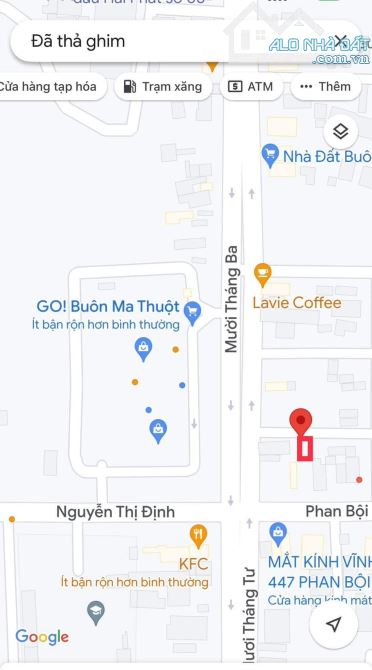 Bán lô đất khu đấu giá Phan Bội Châu BigC DT:5x20m Hướng Bắc- Giá 3 tỷ 970 triệu