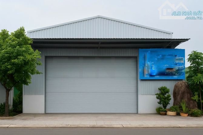 Kho xưởng bãi 800m² kho xây dựng 520m² có điện 3 pha, nhánh đường Võ Văn Kiệt
