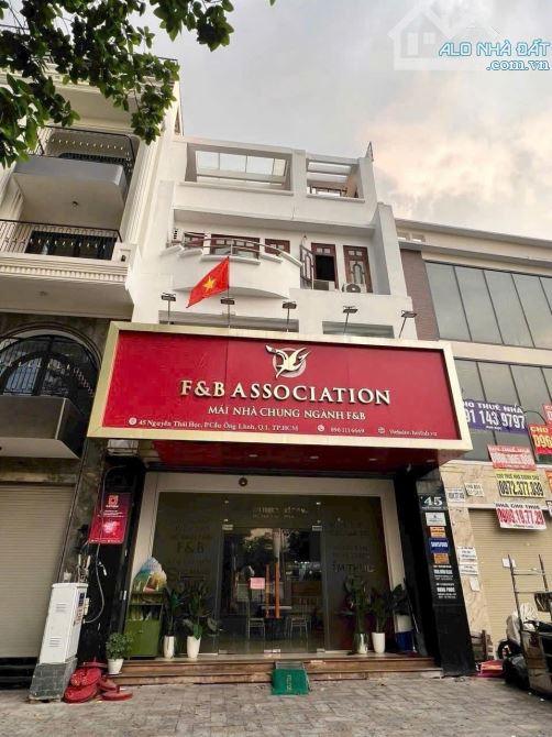 Bán Nhà Mặt Tiền Nguyễn Thái Học, P. Cầu Ông Lãnh, Quận 1 – Vị Trí Đắc Địa. CHỉ: 137 tỷ