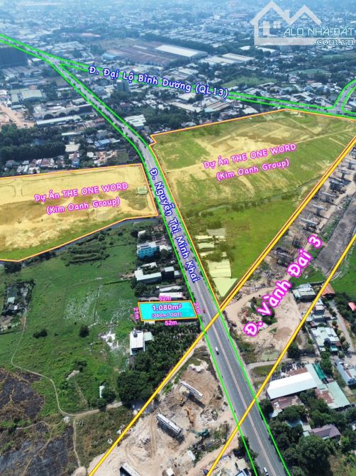 Bán Nhà hơn 1000m2 mặt tiền Nguyễn Thị Minh Khai - Kế Bên Dự Án The One Word Kim Oanh