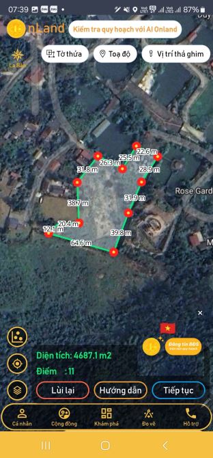 Bán khu đất nghỉ dững Lương Sơn. Dt 4.600m2, ngay sân gôn Sky Lake. Giá 8 tỷ