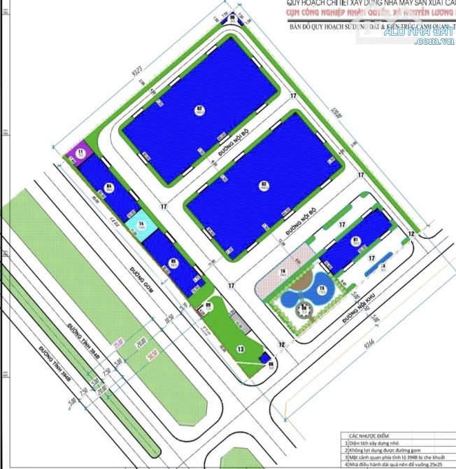 Chuyển nhượng 1,1 ha đất cụm công nghiệp Nhân Quyền, Hải Dương. Giá : 103 $/m2