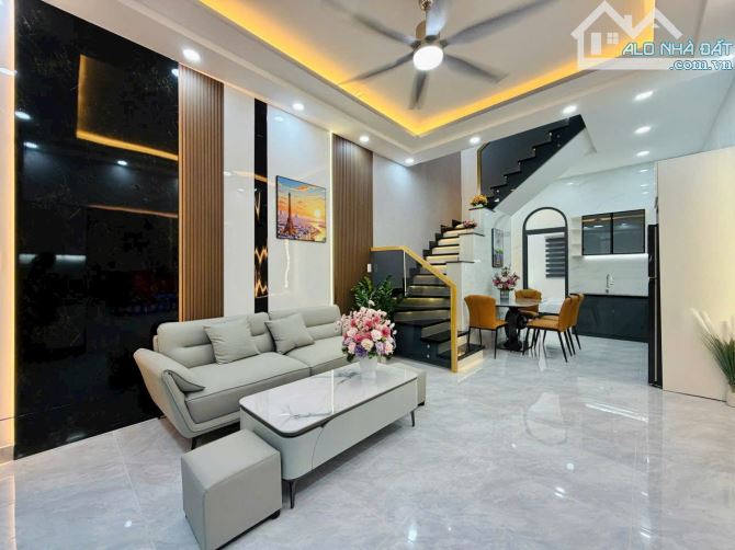 Bán nhà hẻm 3m thông sát hẻm xe tải đườg Lê Văn Thọ,P.11, 4 x 14 nở hậu 4,2 giá 5.35 tỷ tl - 10