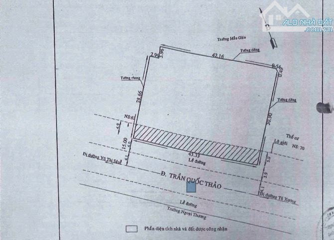 Bán lô đất 64 - 68 Trần Quốc Thảo, quận 3. 45 x31; 1395m2; 700 tỷ - 1